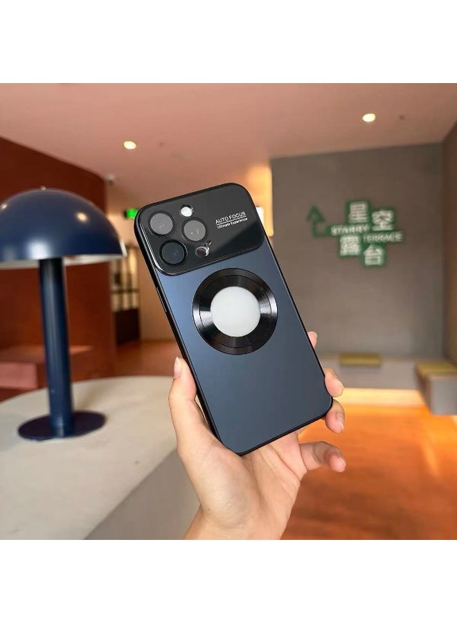 ألترون جراب ALTRONE الجديد لهاتف iPhone 16 Pro Max، غطاء فاخر بتصميم حلقة معدنية بأسلوب مستقبلي، اتصال مغناطيسي، واقي عدسة كاميرا كبير، غطاء نحيف مقاوم للصدمات والخدوش (أسود) - Image 5