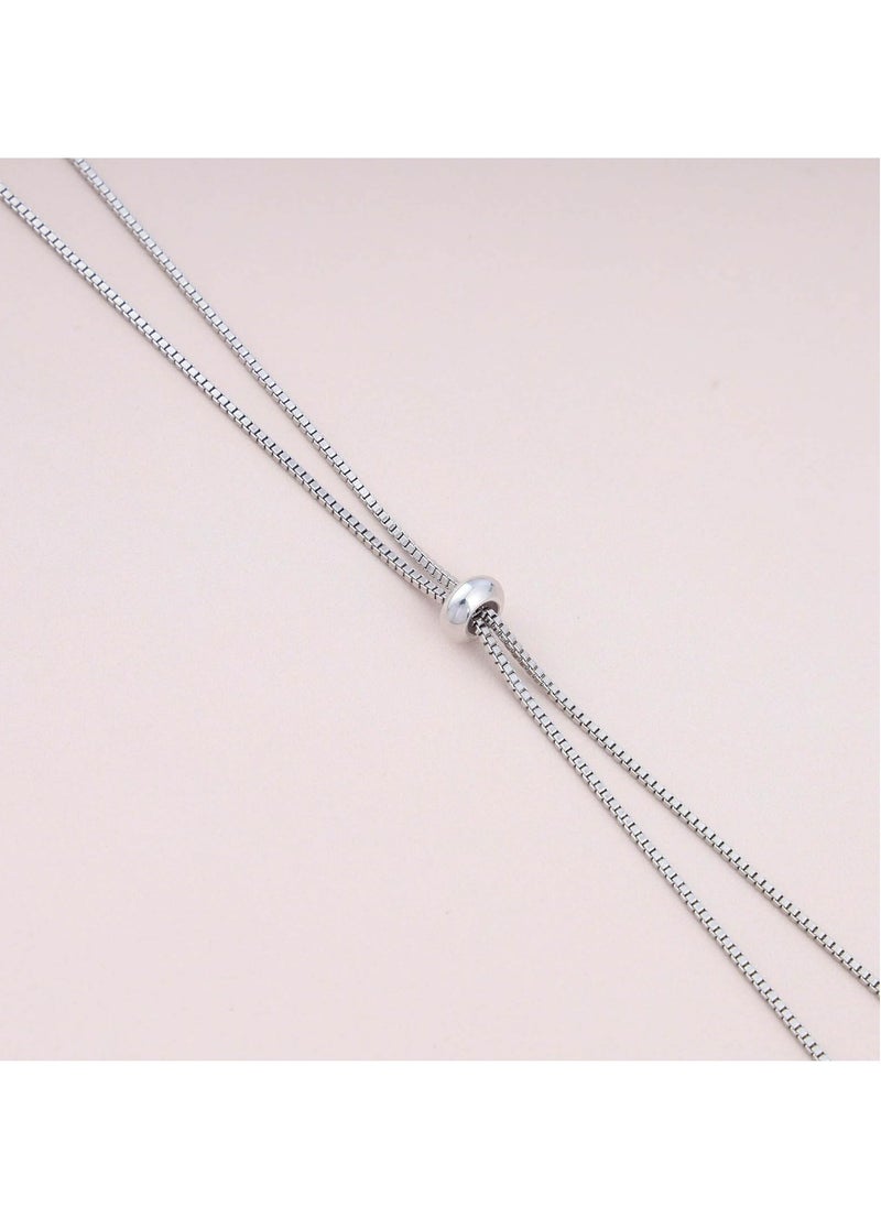 Oasisgalore Gold Triangle Y Lariat Necklace with Hollow Pendant & Tassel, Adjustable Women's Gift Jewelry  - Image 5