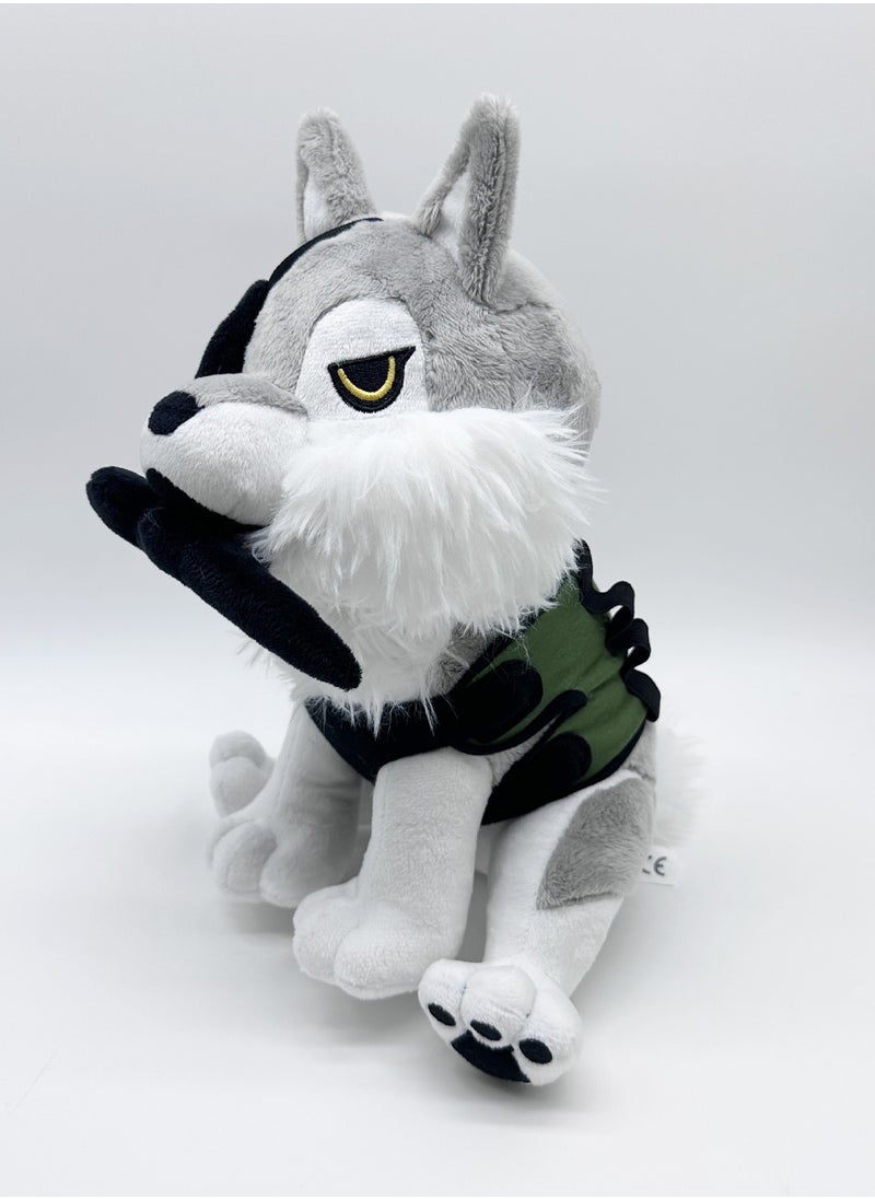 Metal Gear Solid Delta Snake Eater Character Plush Doll. Made of short plush fabric, it has a soft touch. Filled with thick and full PP cotton, it highly restores the game character  - Image 1
