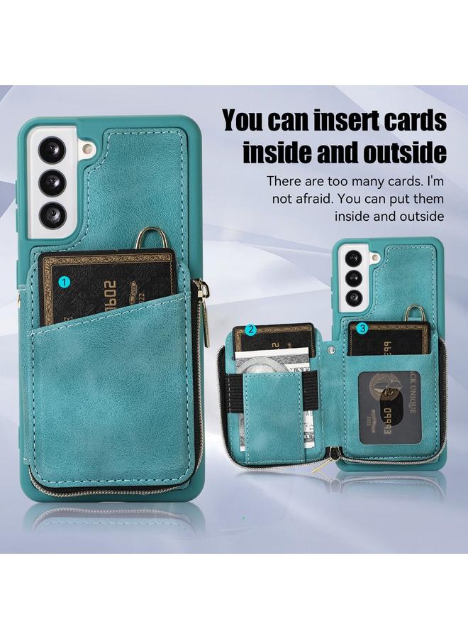 اس-توب جراب لهاتف Samsung Galaxy S22+ 5G مع حقيبة بطاقات بسحاب وغطاء خلفي للهاتف - Image 5