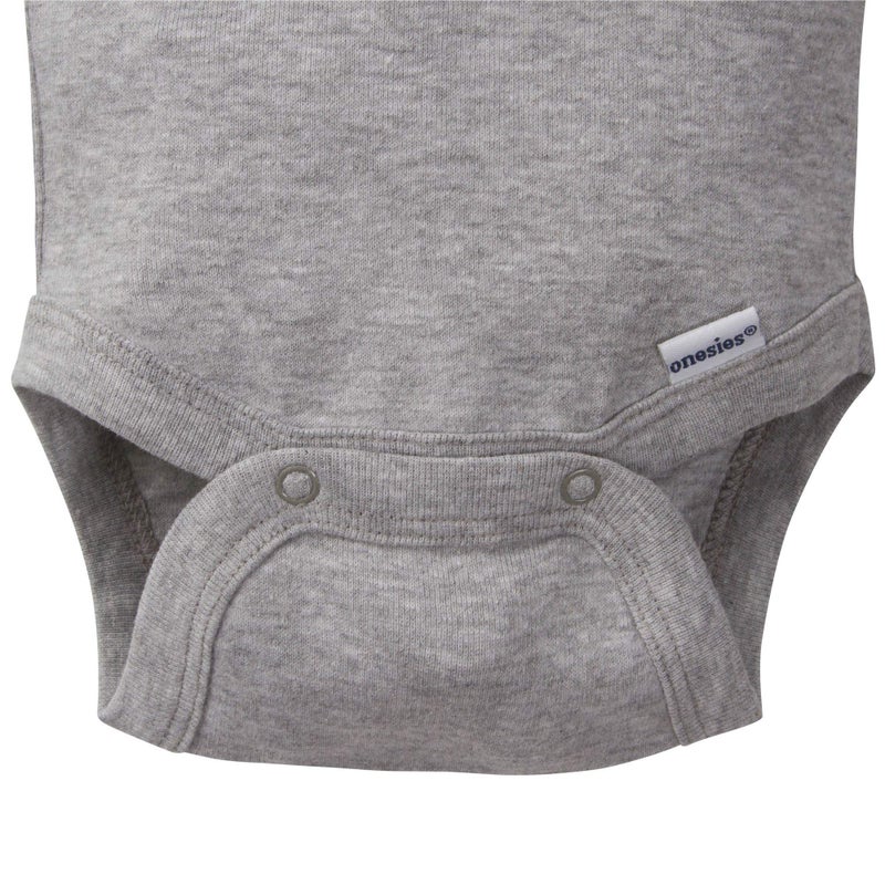 Gerber Baby Boys 5-Pack Short Sleeve Variety Onesies Bodysuits Hello Bear 0-3 Months - Image 4