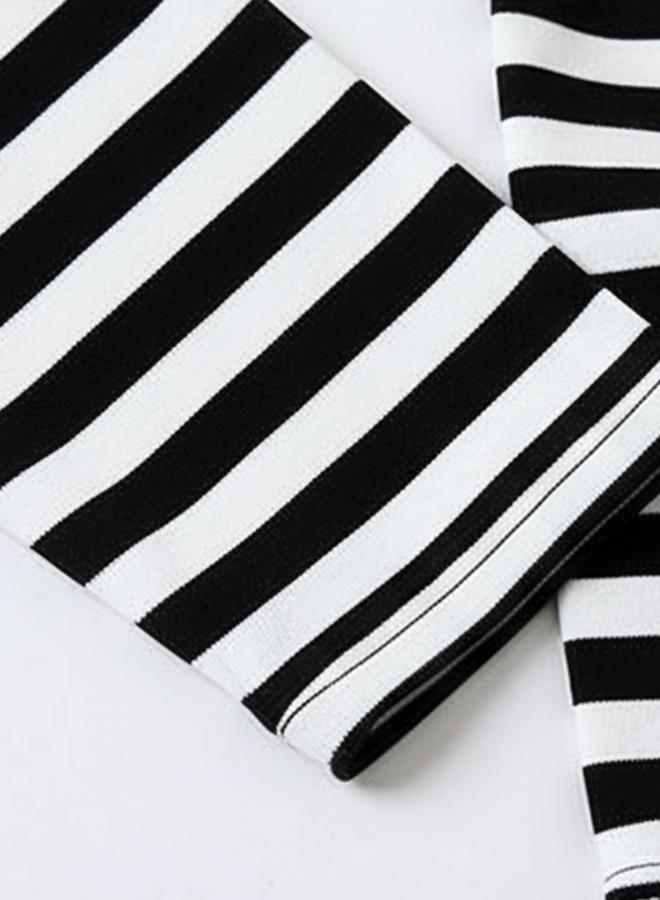 Take Two Girl'S Striped Bow Detail Long Sleeve T-Shirt - Image 5