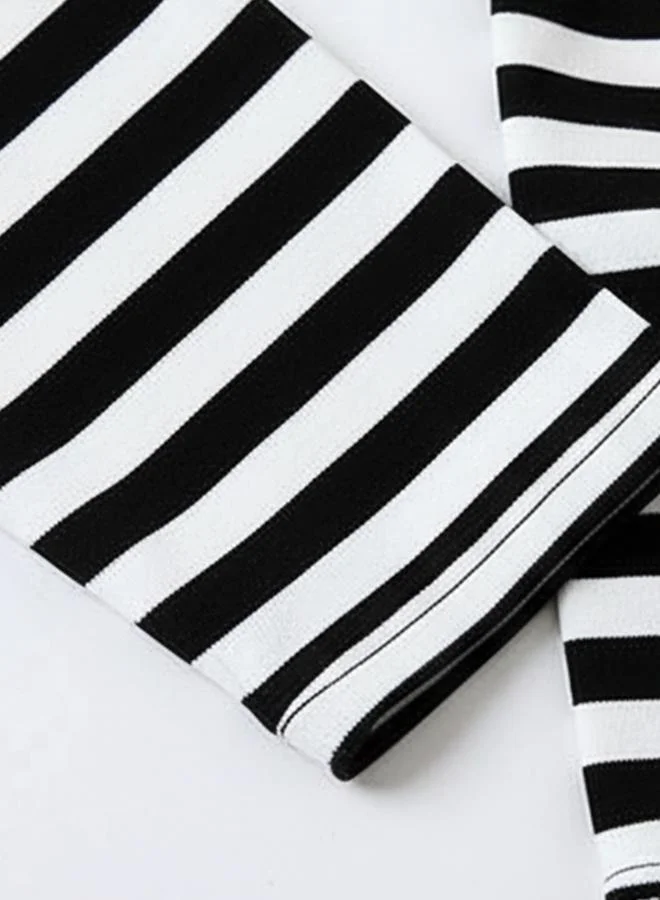 Take Two  Girls Striped Bow Detail Long Sleeve T-Shirt for Women | Best Price UAE