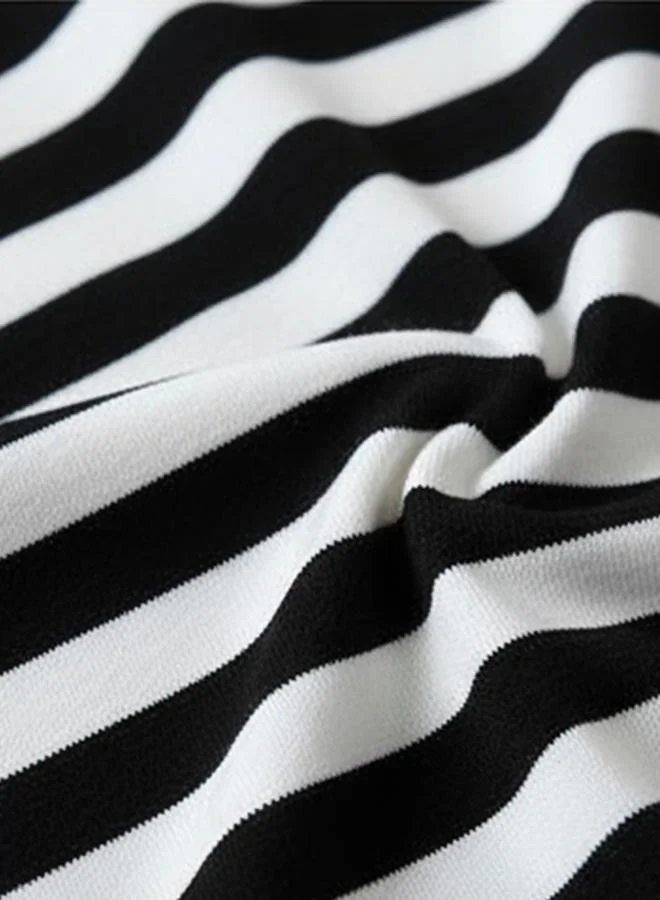 Take Two  Girls Striped Bow Detail Long Sleeve T-Shirt for Women | Best Price UAE
