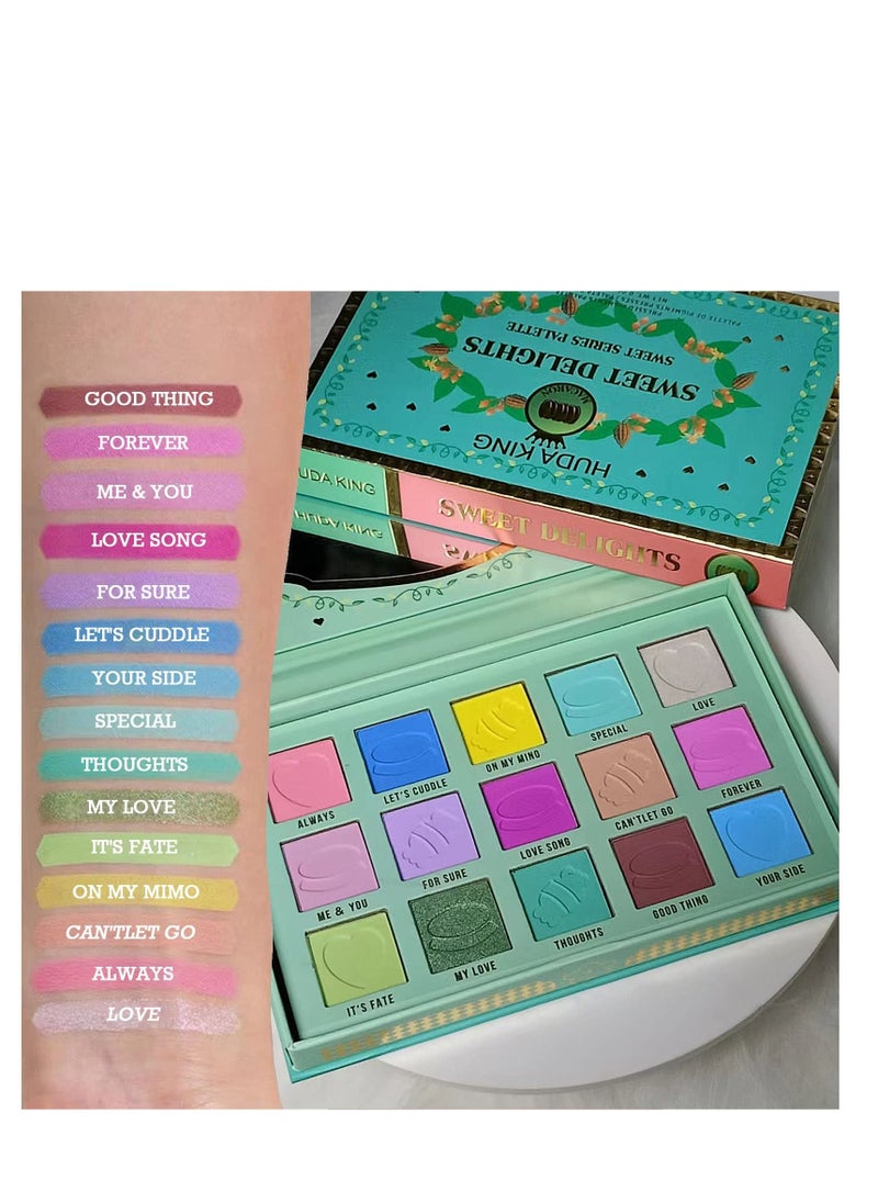 SYOSI Eyeshadow, Glitter Eyeshadow Palette, Cosmetics, Eye Palettes, Makeup Palette With Mirror,Colorful Eyeshadow Primer Neutral Vibrant Eye Makeup Kit for Beginners - Image 2
