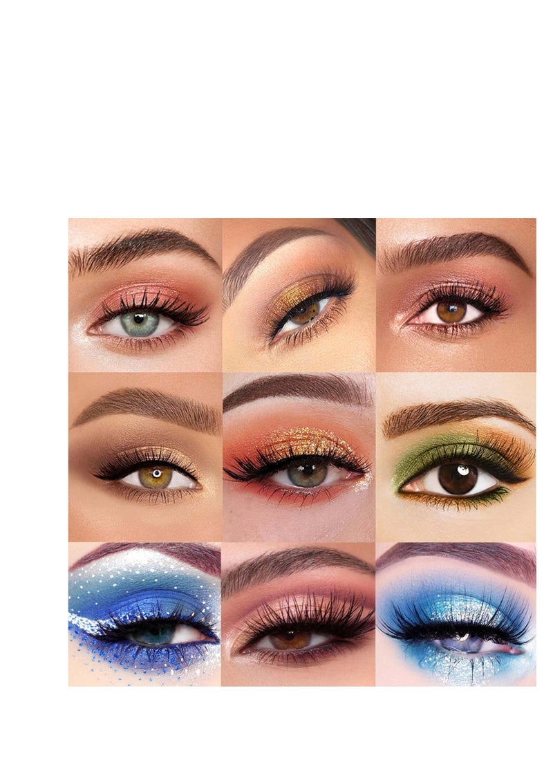 SYOSI Eyeshadow, Glitter Eyeshadow Palette, Cosmetics, Eye Palettes, Makeup Palette With Mirror,Colorful Eyeshadow Primer Neutral Vibrant Eye Makeup Kit for Beginners - Image 3