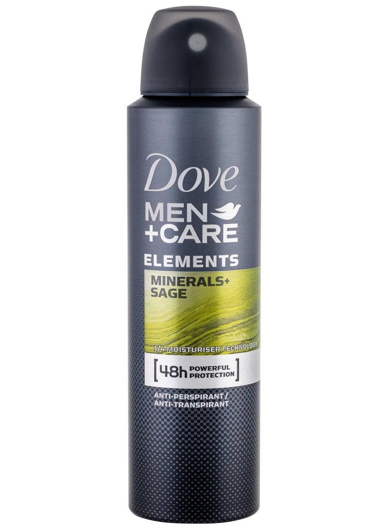 Dove Men Care  Antiperspirant Spray Mineral & Sage - 250Ml - Image 2