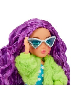 MGA Entertainment MGA Entertainment Dream Ella Extra Iconic Mini Doll - DreamElla Soft Girl Inspired Fashions with Purple Hair and Heart Painted Cheeks, Fashion Doll, Toy for Kids Ages 3, 4, 5+, Multicolor  - Image 3