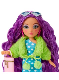 MGA Entertainment MGA Entertainment Dream Ella Extra Iconic Mini Doll - DreamElla Soft Girl Inspired Fashions with Purple Hair and Heart Painted Cheeks, Fashion Doll, Toy for Kids Ages 3, 4, 5+, Multicolor  - Image 2