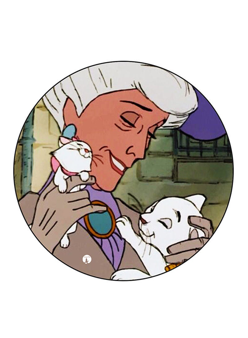 RKN Disney Printed Mouse Pad  Round  Multicolour