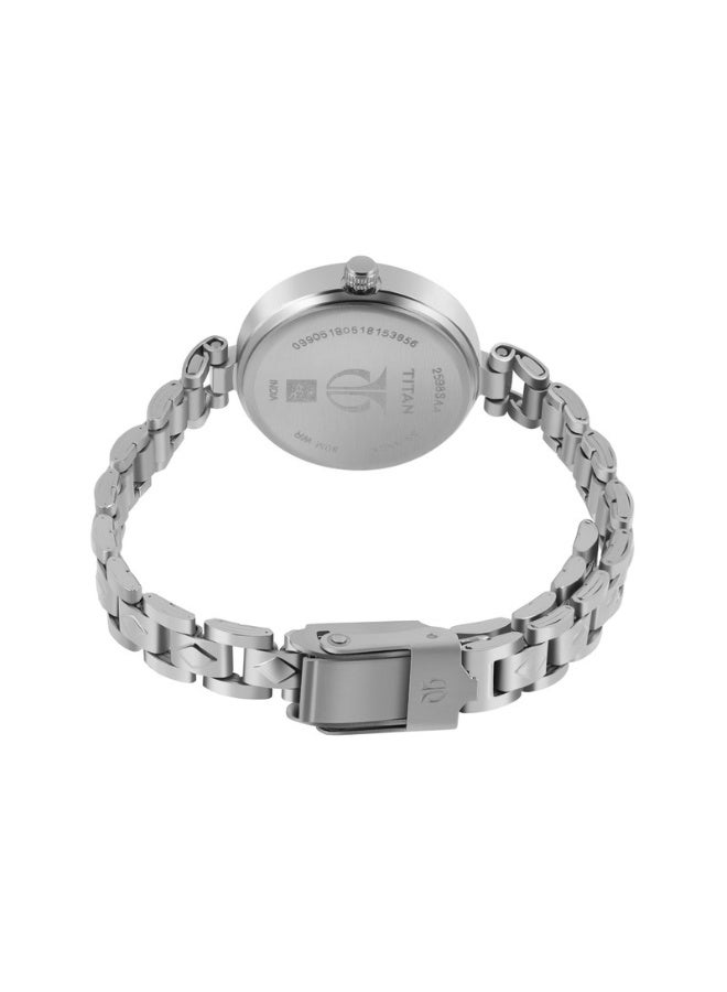 TITAN Karishma Women’s Watch 2598SM01 – Silver Dial, Silver-Tone Metal Strap, Quartz Movement, - Image 4