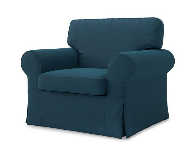 EKTORP CHAIR COVER REPLACEMENT FOR IKEA EKTORP ARMCHAIR COVER EKTORP CHAIR SLIPCOVEREKTORP COVER ONLY DOESNT FIT UPPLANDDAILY BLUE