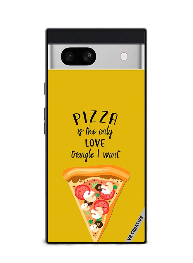 VR CREATIVE Protective Case Cover For Google Pixel 7a Pizza Love Design Multicolour - Image 1