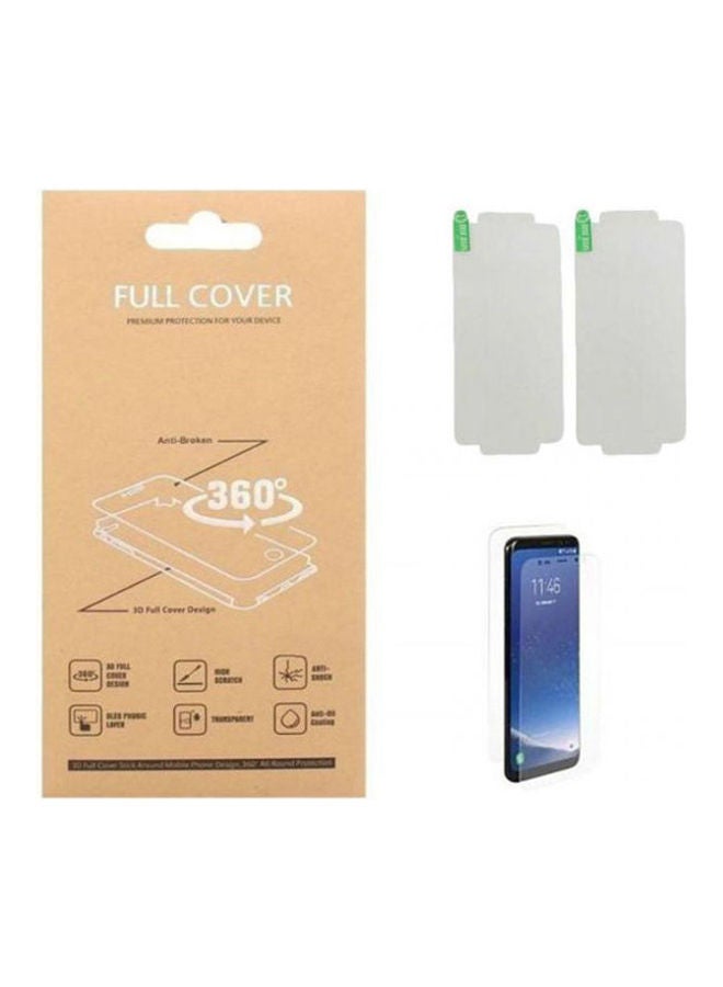 NIBEMINENT Front And Back Gelatin Screen Protector For Samsung Galaxy S20 Plus Clear