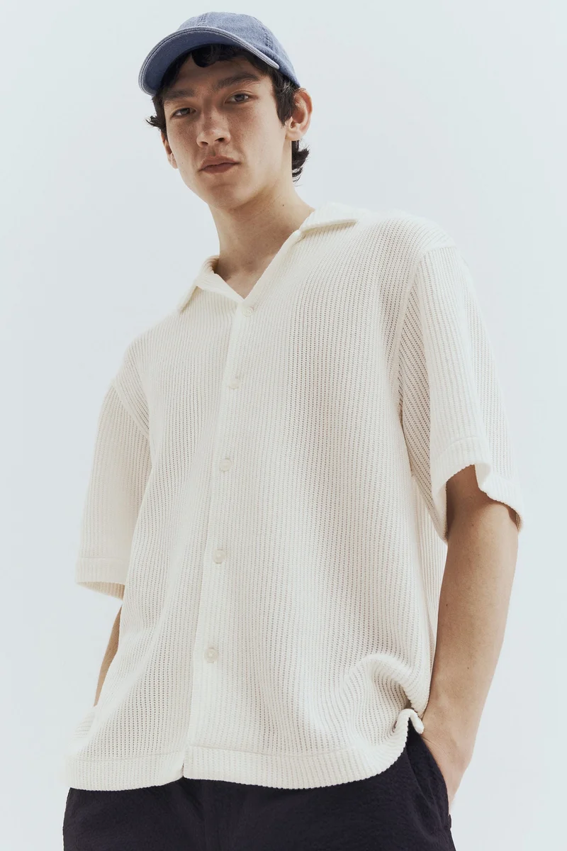 اتش اند ام قميص ريزورت مرن بقصّة واسعة