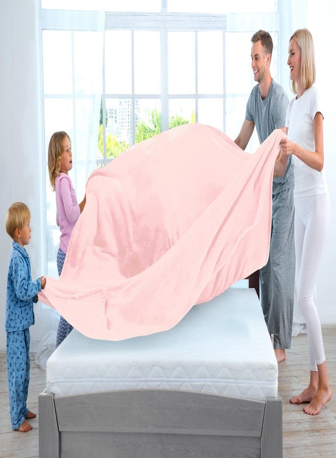 Utopia Bedding Fleece Blanket Twin Size Pink 300GSM Luxury Anti-Static Fuzzy Soft Microfiber Dorm Bed Blanket for Girls (60x80 Inch) - Image 3