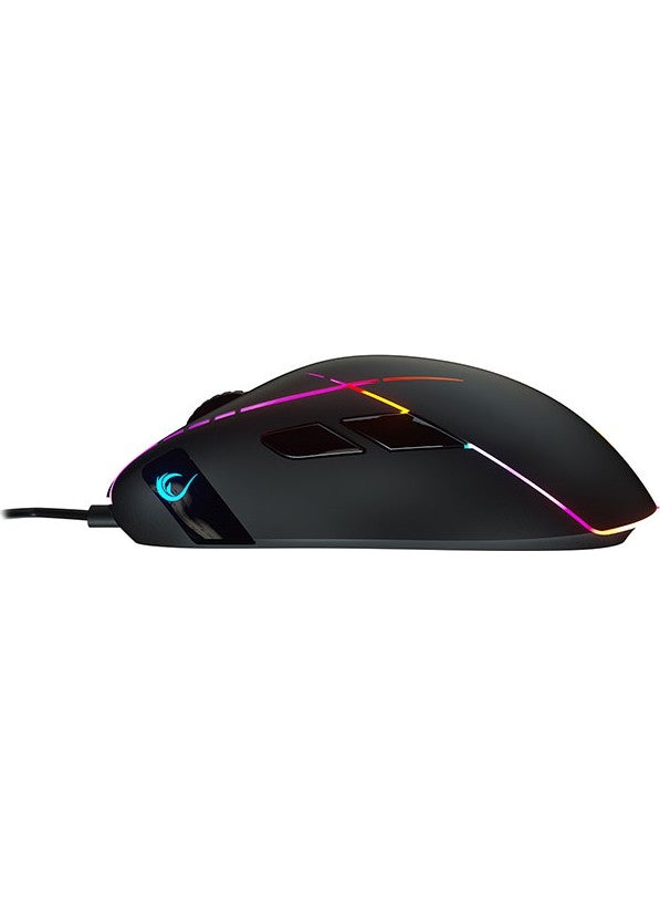 Rampage - SMX-R115 GEAR-X 6400dpi RGB 9-Button Macro Gaming Mouse - Image 1