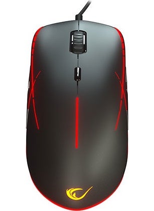 Rampage SMX-R115 GEAR-X 6400dpi RGB 9-Button Macro Gaming Mouse  - Image 1