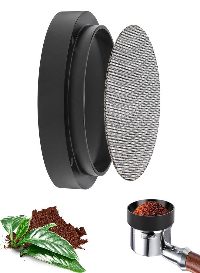 TQEONKL 51mm Espresso Dosing Funnel and Stainless Steel Puck Screen, Magnetic Espresso Accessories Coffee Dosing Ring, Reusable Espresso Puck Screen Fits 51mm Portafilter Funnel, Reusable Strainers Tools - Image 1