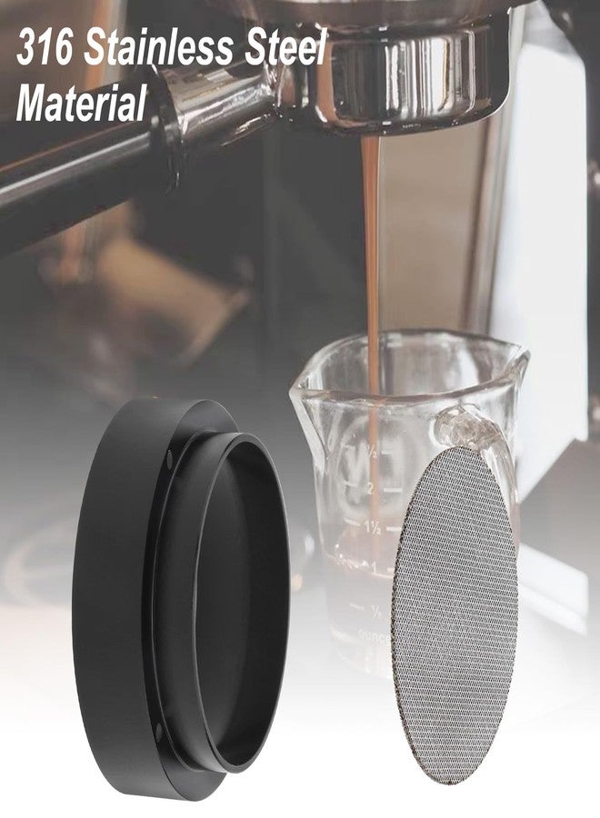 TQEONKL 51mm Espresso Dosing Funnel and Stainless Steel Puck Screen, Magnetic Espresso Accessories Coffee Dosing Ring, Reusable Espresso Puck Screen Fits 51mm Portafilter Funnel, Reusable Strainers Tools - Image 4