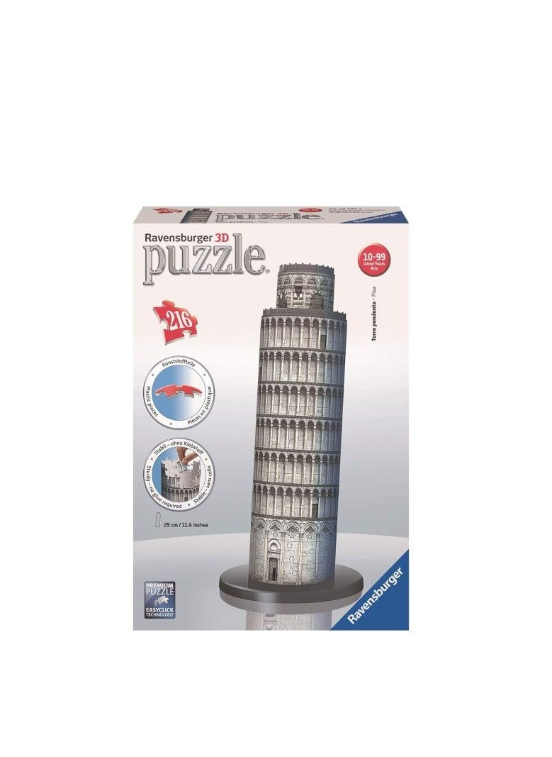 Ravensburger Ravensburger 3D Puzzle Italy Tower of Pisa - 216pcs - No:12557  - Image 3