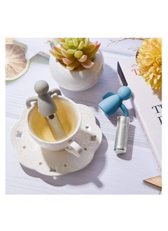 SYOSI Tea Infuser Filter Loose Tea Cute Stainless Steel Ultra Fine Mesh Tea Supplies Steeper Diffuser Herbal Tea and Spices 1 Piece  - Image 4