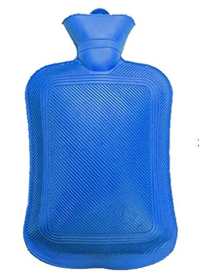 Alexvyan 2.0 Ltr (2000 ML) Premium Classic Non Toxic Natural Rubber Hot and Cold Water Filling Bottle/Bag - ISO 45001 Certified - For Winter and Summer (Color may vary) - Image 1