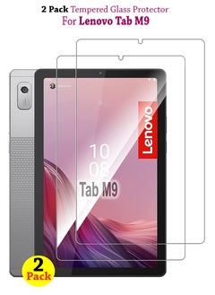 Waldic 2 Pack Tempered Glass Screen Protector for Lenovo Tab M9  - Image 1