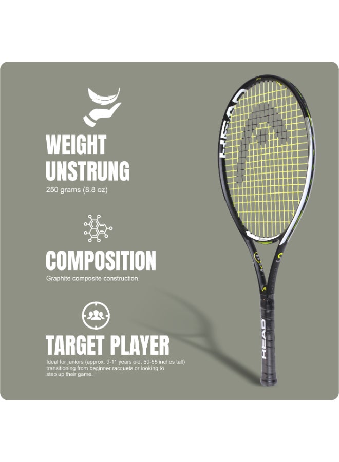 HEAD IG Speed 26 Tennis Racquet – 26 Inch Lightweight Junior Tennis Racket, Pre-Strung Youth Performance Frame with Power, Control and Easy Swing for Teen Players - Premium tennis_racquets designed for performance, durability, and comfort - Image 2
