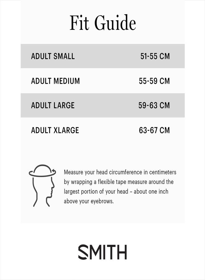 سميث خوذة سميث ميراج للنساء - خوذة رياضية ثلجية للبالغين مع تغطية كورويد مقسمة - حماية خفيفة الوزن للتزلج على الجليد - لون طباشيري وردي مطفي، مقاس كبير - Image 2