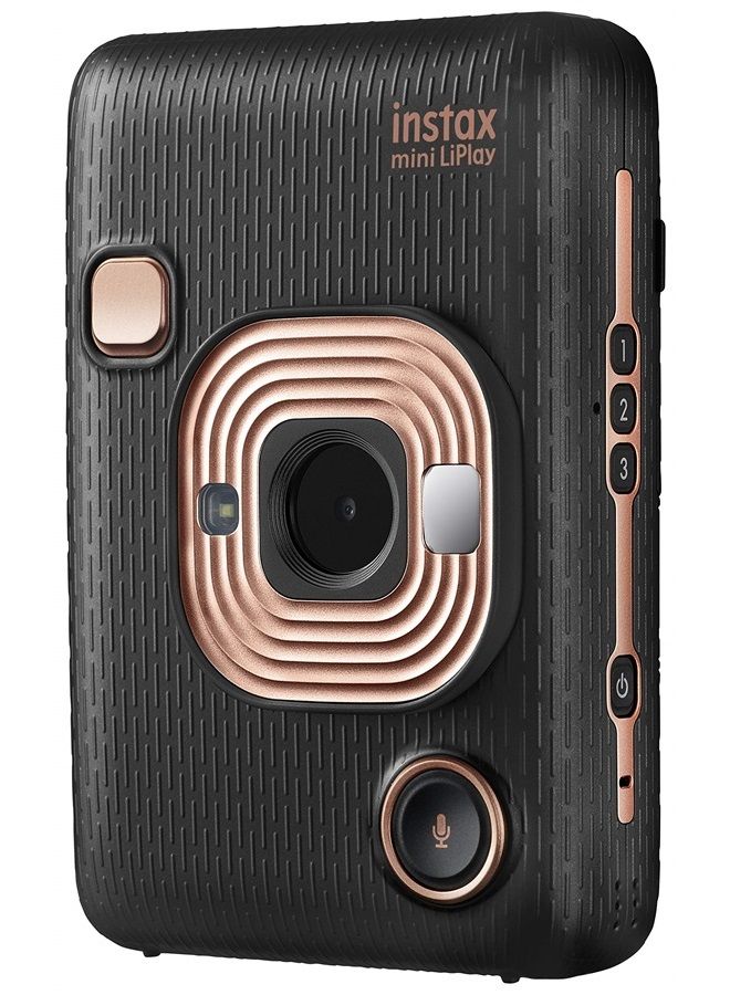 Instax Mini LiPlay 2-in-1 Hybrid Instant Photo Camera and Printer with 2.7 inch LCD Screen, Mini Film formT,Elegant Black  - Image 1