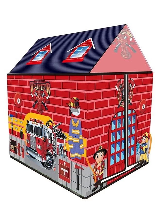 Fire Station Children's Play Tent, Simple Installation, Suitable For Parent-Child Interactive Games  - Image 4