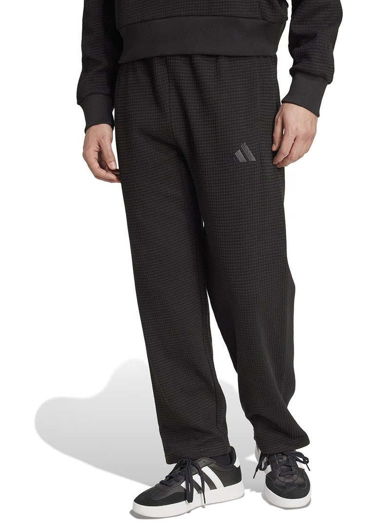Adidas All Szn Waffle Knit Open Hem Pants - Image 1