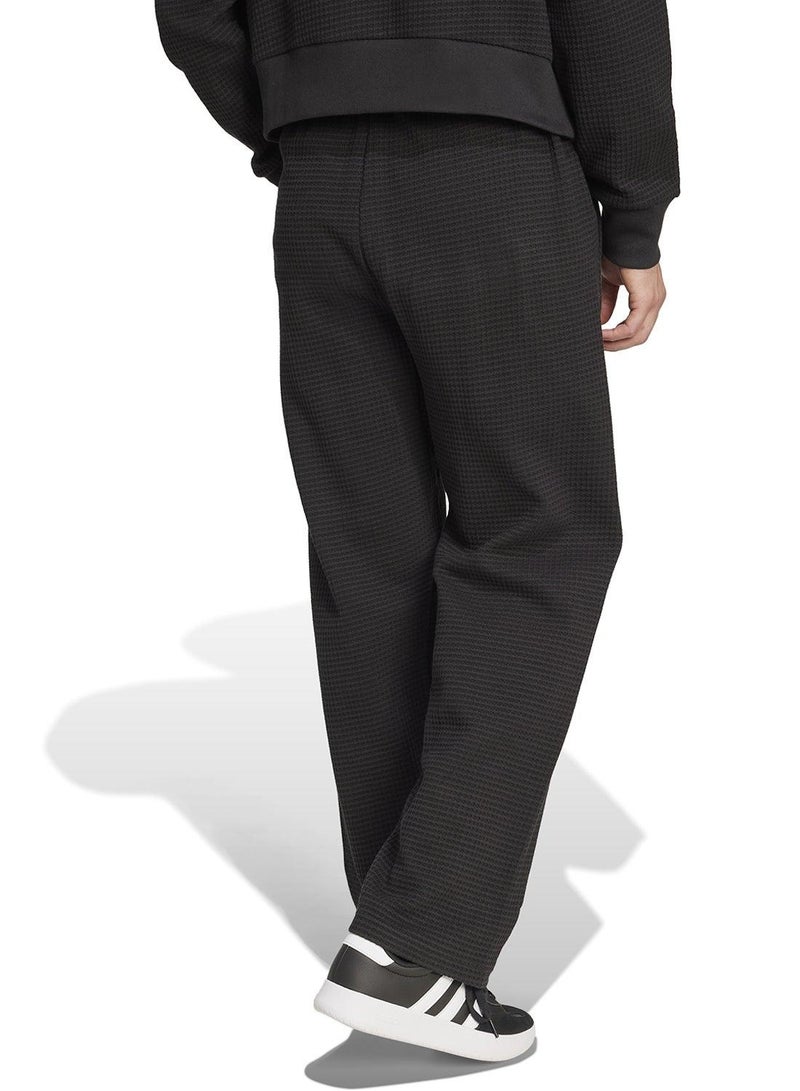 Adidas All Szn Waffle Knit Open Hem Pants - Image 2