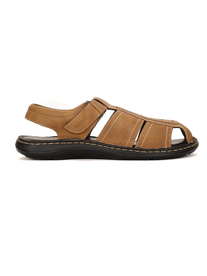 Bata Terrance FM E Brown Men Sandal 7 - Image 2