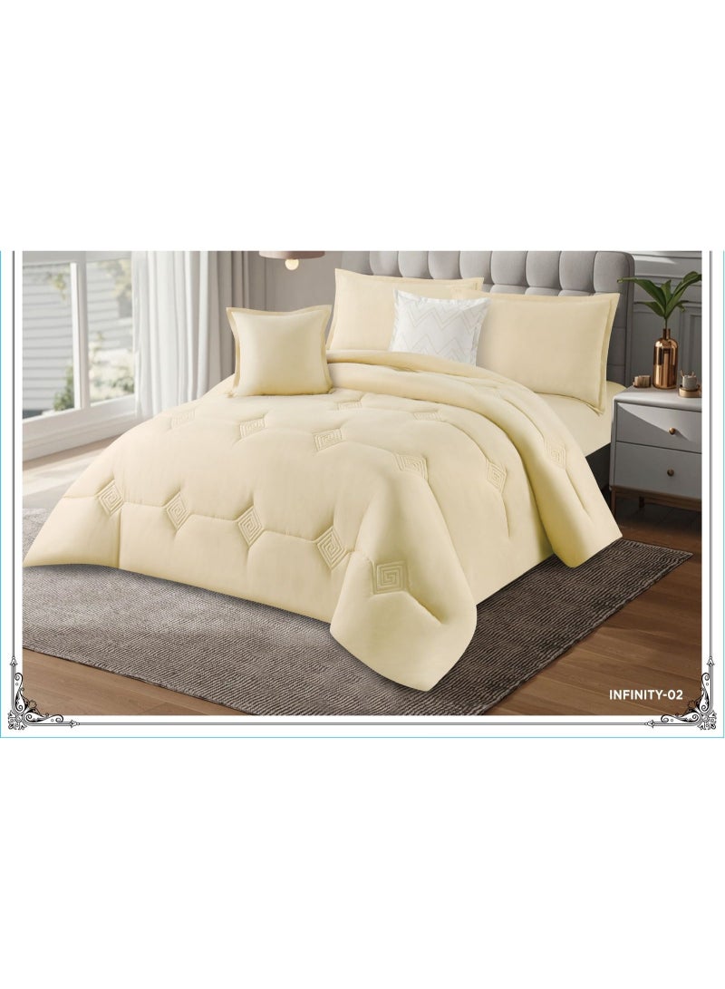 Red Rose Luxury microfiber double hotel mattress to give you a sleep above the clouds, 240*260 cm - Image 1