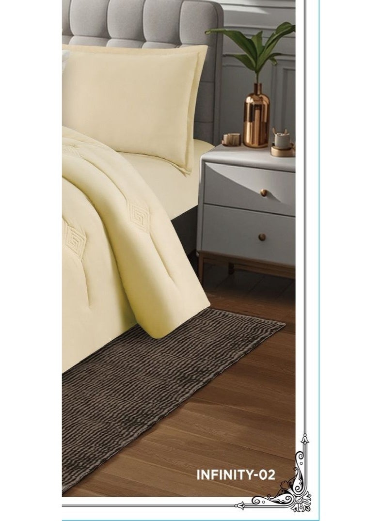 Red Rose Luxury microfiber double hotel mattress to give you a sleep above the clouds, 240*260 cm - Image 4