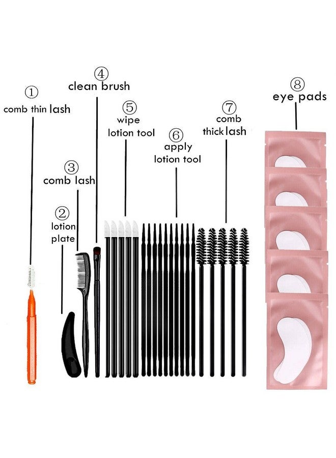 Libeauty Lash Lift And Tint Tools Lash Lifting Supplies Brow Lamination Tools Diy Eyelash Lifting Accessories At Home Full Lash And Brow Brush Kit (Lash And Brow Accessories For Lift And Tint) - Image 5