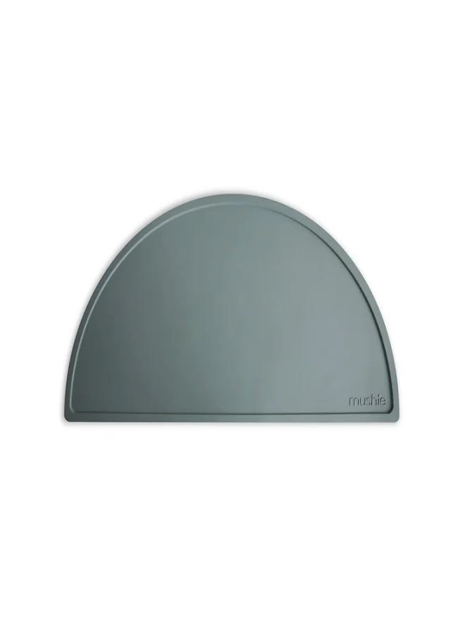 mushie Silicone Feeding Placemat - Midnight Cambridge Blue