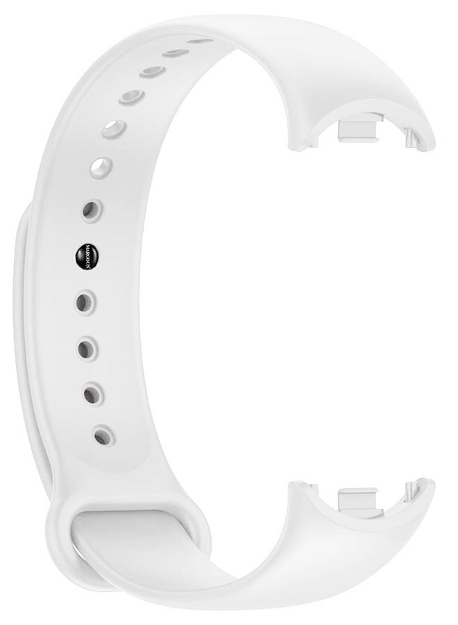 CATANES Adjustable Comfortable Sport Replacement Strap for Xiaomi Mi Band 8/9 Wristband Bracelet Band for Women Men White - Image 1