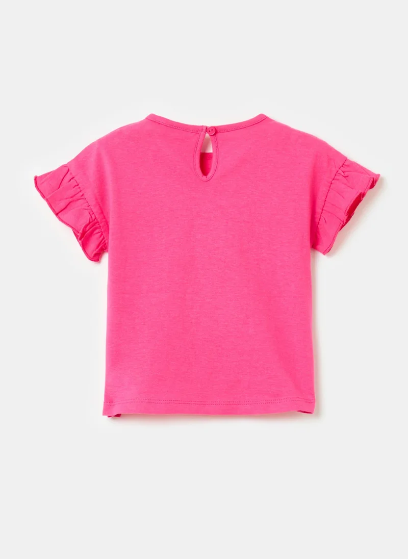 Ovs T-Shirt With Flounce And Fruit Print