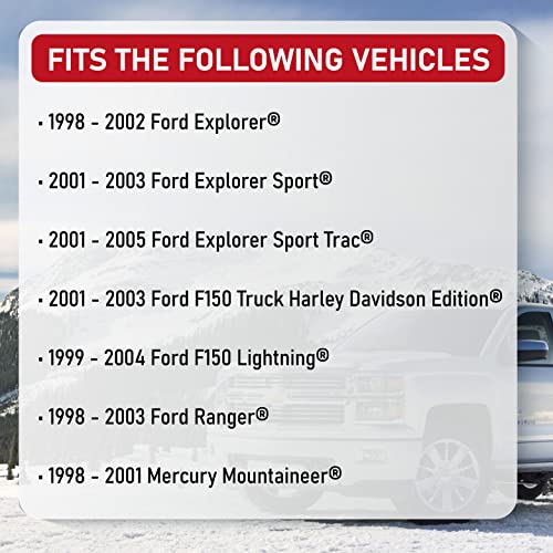 AA Ignition مفتاح التحكم في السرعة المثبت على عجلة القيادة، متوافق مع سيارات فورد وميركوري - رينجر، إكسبلورر، إكسبلورر سبورت تراك، F150 - بديل لـ F87Z9C888BB 2001 2000 2003 2002 - Image 4
