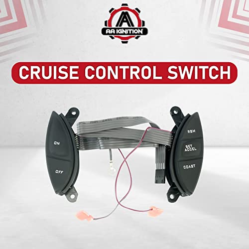 AA Ignition مفتاح التحكم في السرعة المثبت على عجلة القيادة، متوافق مع سيارات فورد وميركوري - رينجر، إكسبلورر، إكسبلورر سبورت تراك، F150 - بديل لـ F87Z9C888BB 2001 2000 2003 2002 - Image 5