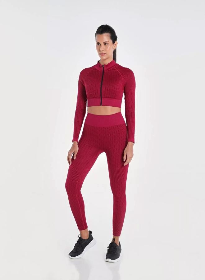 Wizard Women Textured Seamless Leggings - Image 5