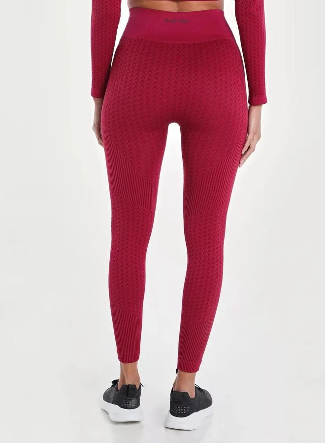 Wizard Women Textured Seamless Leggings