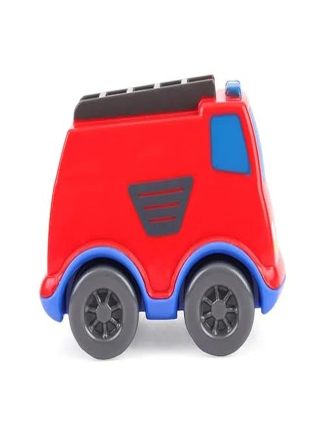 Giggles Funskool - Mini Vehicles City Fire Truck, Multicolour Push And Go Vehicle, Develops Hand-Eye Coordination, 12 Months & Above, Infant And Preschool Toys - Image 4
