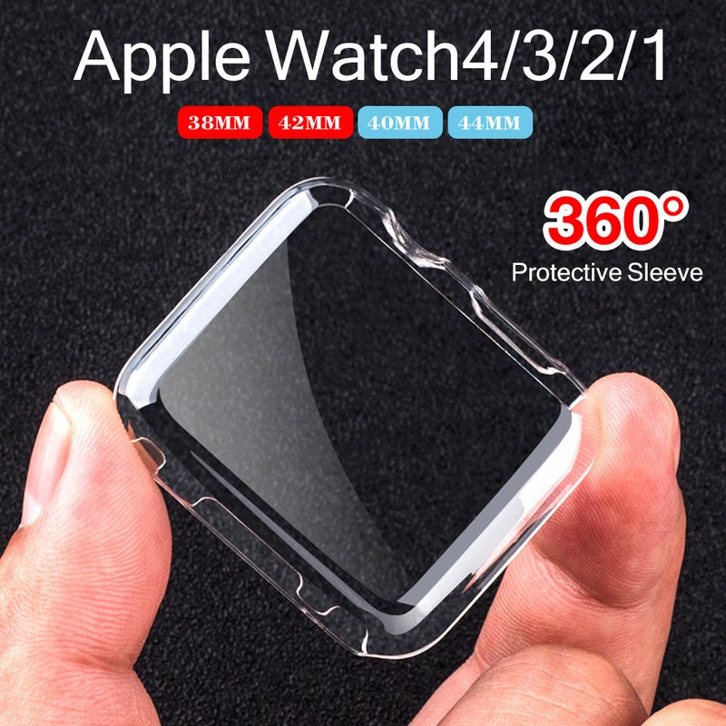 general Transparent Silicone Protective Case for Apple Watch Series 1-8 Ultra - Image 2