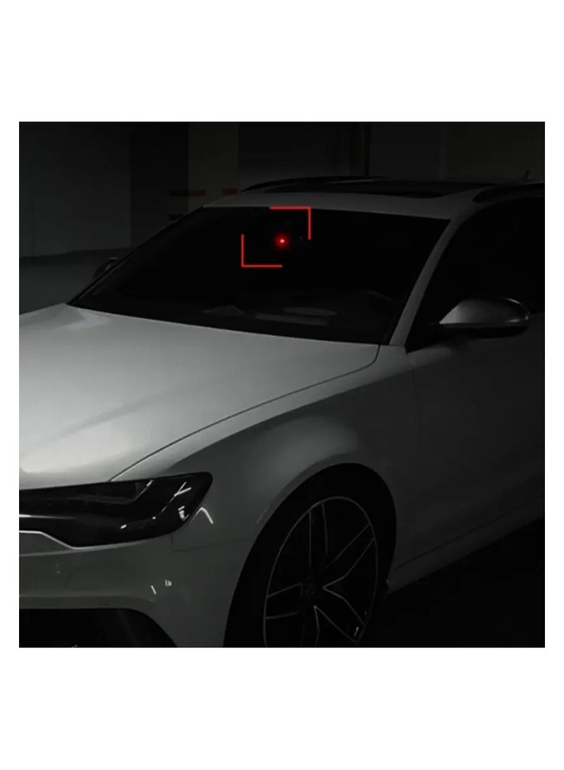 An Imaginary LED Flash Lamp That Flashes Along The Color Of The Lighting Is Red In The Form Of A Solar Powered Car Anti Theft Alarm - Image 2