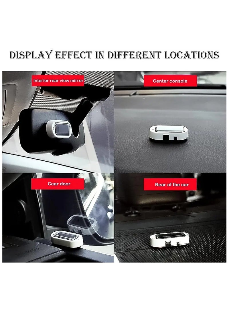 An Imaginary LED Flash Lamp That Flashes Along The Color Of The Lighting Is Red In The Form Of A Solar Powered Car Anti Theft Alarm - Image 4