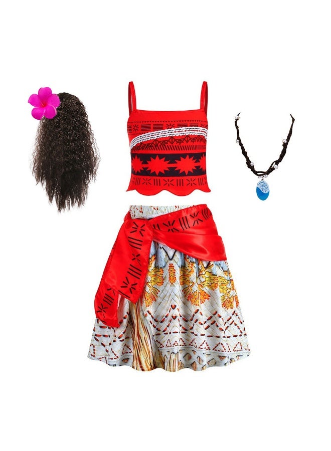 NIBEMINENT Mermaid princess dress collection, Ariel wig children's mermaid fishtail dress, European and American style children's dress - Image 1